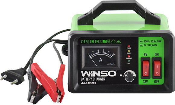 Зарядное устройство Winso 139300 6/12 В (61570) изображение 2