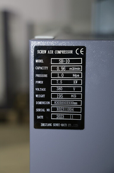 Винтовой компрессор Mast SH-10 inverter изображение 9