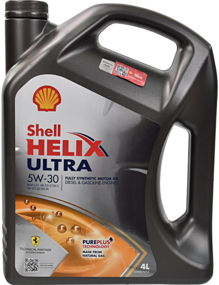 Моторное масло SHELL Helix Ultra 5W-30, 4 л (550040623)