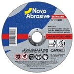 Диск отрезной по металлу NovoAbrasive STANDARD 41 14А, 150х1.6х22.23 мм (NAB15016)