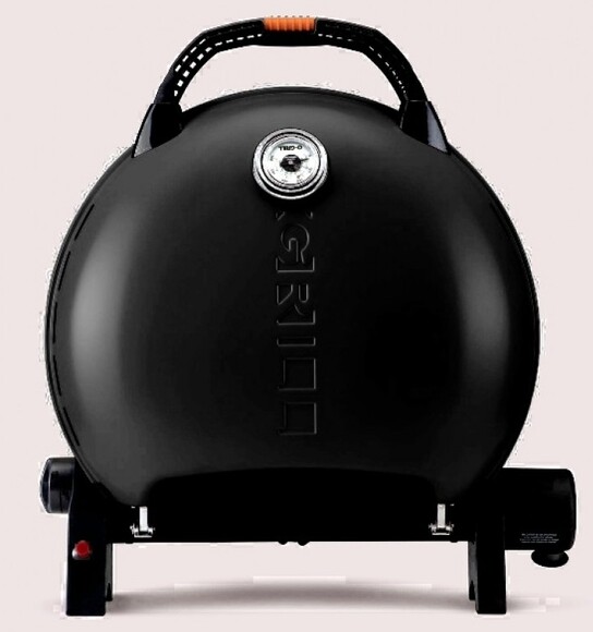 Портативний переносний газовий гриль O-GRILL 600T, чорний + шланг у подарунок! (o-grill_600T_black) фото 2