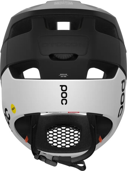 Шлем велосипедный POC Otocon Race MIPS, Uranium Black/Hydrogen White Matt, L (PC 105308348LRG1) изображение 4