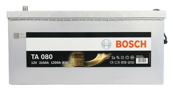Аккумулятор Bosch ТА 080, 210Ah/1200A (0 092 TA0 800) изображение 2