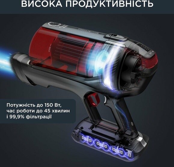 Пилосос Rowenta X-Force Flex 12.60 Auto Animal (RH98A9WO) фото 7