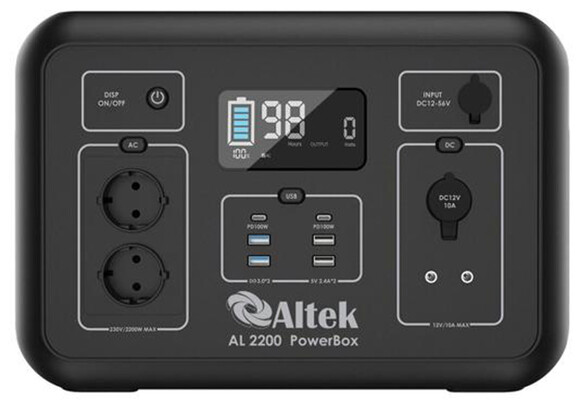 Зарядная станция ALTEK PowerBox AL 2200 (2131 Вт·ч / 2200 Вт) изображение 2