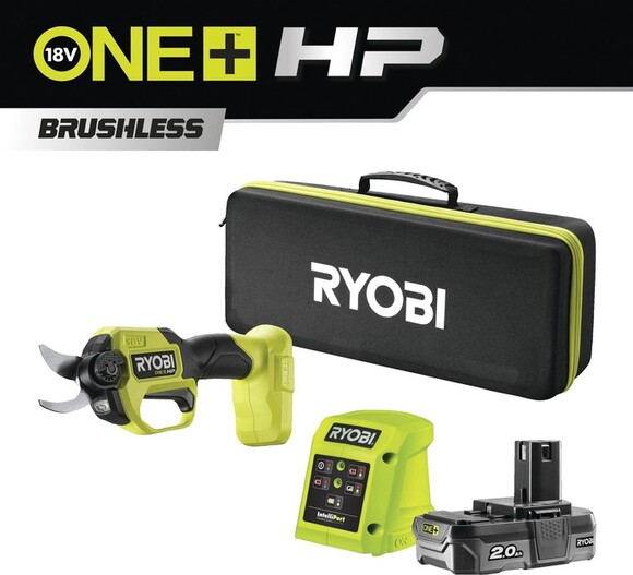 Аккумуляторный секатор Ryobi ONE+ HP RY18SCXA-120T (5133005788) изображение 4