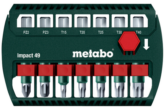 Набір біт Metabo Impact 49 (628850000) фото 3