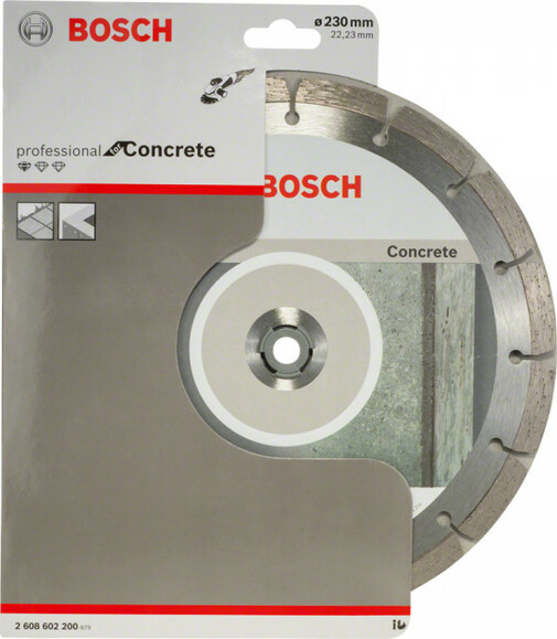 Алмазный диск Bosch Standard for Concrete 230-22,23 мм (2608602200) изображение 2