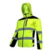 Куртка сигнальная Lahti Pro SOFT-SHELL с капюшоном р.L рост 176см обьем груди 104см салатовая (L4091903)
