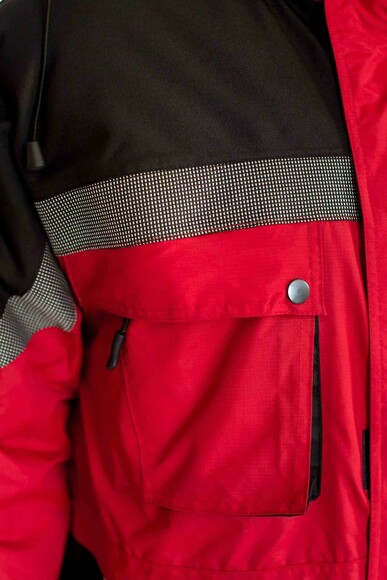 Куртка утеплена чоловіча мод.MILTON, вітро/водонепроникна, червоного кольору, р.L ARDON 57239 изображение 3