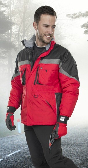 Куртка утеплена чоловіча мод.MILTON, вітро/водонепроникна, червоного кольору, р.L ARDON 57239 изображение 5