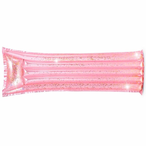 Пляжний надувний матрац Intex для плавання Pink Glitter Mat 170x53x15см (58720) фото 2