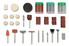 Набір для міні дрилів KWB 105 предметів (510900)