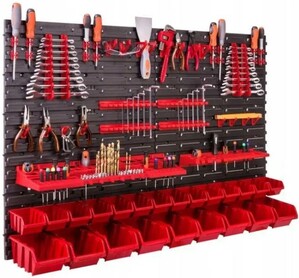 Панель інструментів + 23 контейнери, 2 полиці, 2 комплекти тримачів Kistenberg KS-kit03 (1355439075) фото 2