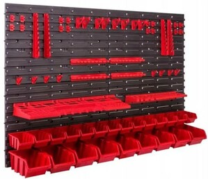 Панель інструментів + 23 контейнери, 2 полиці, 2 комплекти тримачів Kistenberg KS-kit03 (1355439075)