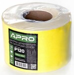 Папір шліфувальний APRO P120 115 мм х 50 м рулон, паперова основа (828161)
