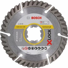 Алмазний диск Bosch X-LOCK Standard for Universal 115x22.23x1.6x10 мм (22608615165)
