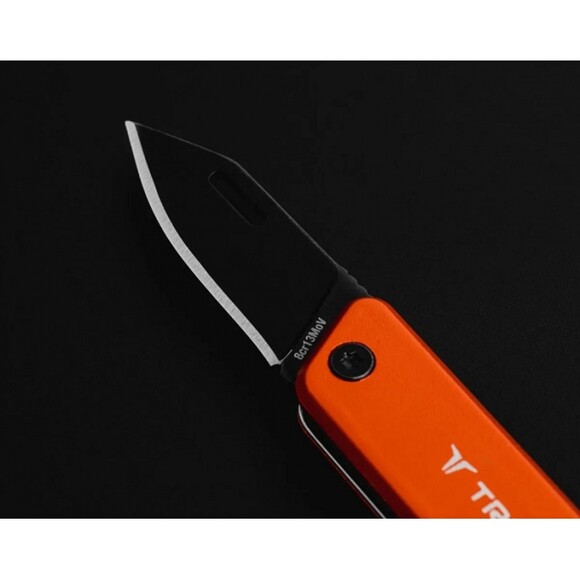 Туристичний ніж True Utility Modern Key Chain Knife, Orange/Natralock (TR TU7061N) фото 2