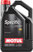 Моторное масло MOTUL Specific 2312, 0W30 5 л (106414)