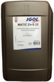 Гідравлічно-трансмісійна олива IGOL MATIC ZN-S 22, 20 л (MATICZNS22-20L)