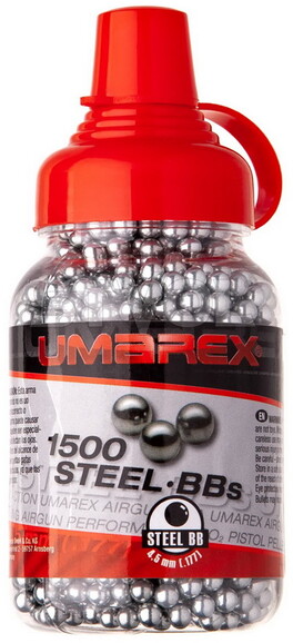 Кулі для пневматичної зброї Umarex Quality BBs, 0.35 гр, калібр 4.5 мм, 1500 шт (1003077)