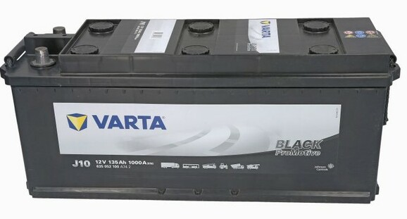 Грузовой аккумулятор Varta Black Promotive HD J10 12V 135Ah 1000A (PM635052100BL) изображение 3