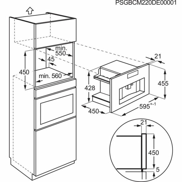 Вбудована кавомашина Electrolux KBC85Z фото 11