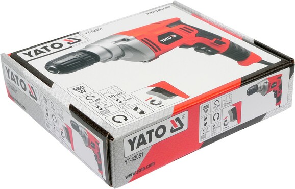 Дрель электрическая Yato YT-82051 изображение 3