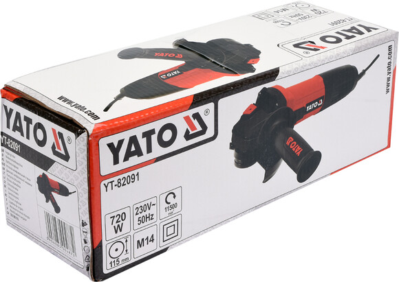 Угловая шлифмашина Yato YT-82091 изображение 4