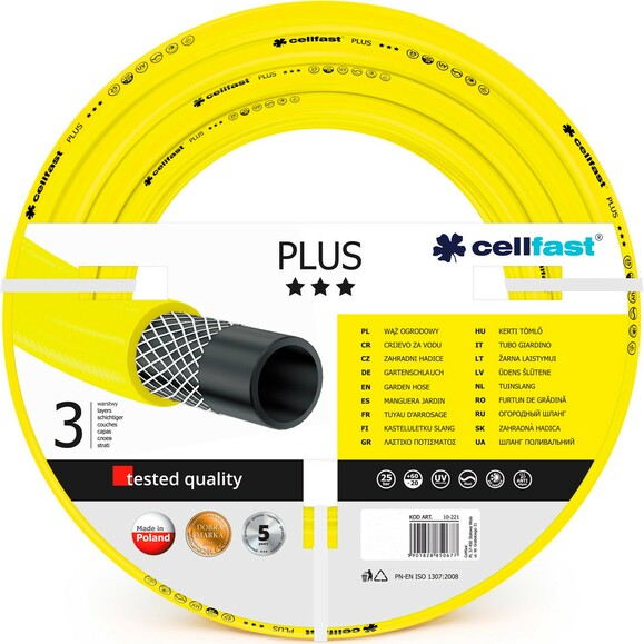 Шланг поливочный Cellfast PLUS 3/4" (25 м) (64175)