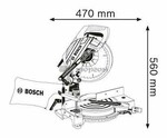 Пила торцювальна Bosch GCM 10 J (0601B20200)