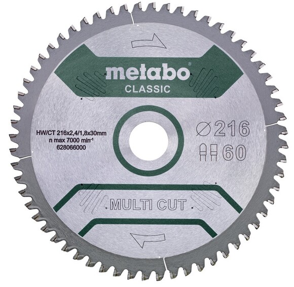 Пильний диск Metabo MultiCutClassic 305x30 80 FZ/TZ 5 град./B (628667000)