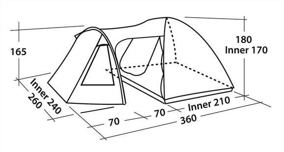 Палатка Easy Camp Corona 400 (43260) изображение 7