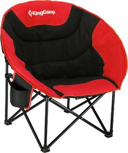 Раскладное кресло KingCamp Moon Leisure Chair Black/Red (KC3816 Black/Red)