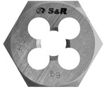 Плашка гексагональная S&R M8x1.2 мм (111203008)