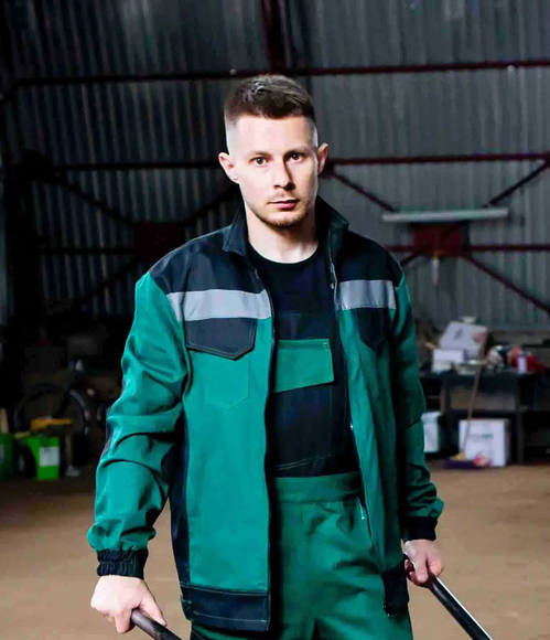 Куртка робоча Free Work Алекс, зелено-чорна, р.44-46/1-2/S (65993) фото 11