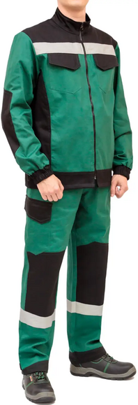 Куртка робоча Free Work Алекс, зелено-чорна, р.44-46/1-2/S (65993) фото 7