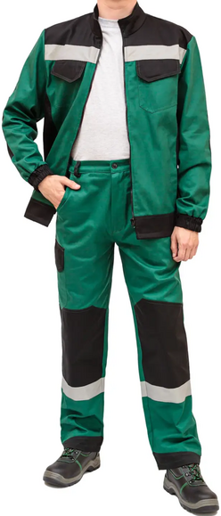 Куртка рабочая Free Work Алекс зелено-черная р.44-46/1-2/S (65993) изображение 8