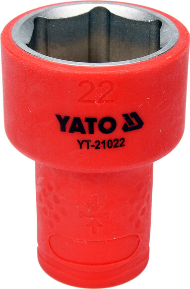 Головка торцевая диэлектрическая Yato 22 мм (YT-21022)