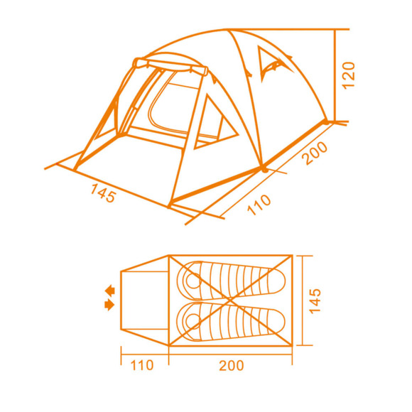 Палатка Кемпинг Light 2 (4823082700509) изображение 7