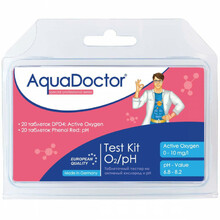 Тестер AquaDoctor Kit таблеточный pH и O2, 20 тестов, Германия (23543)