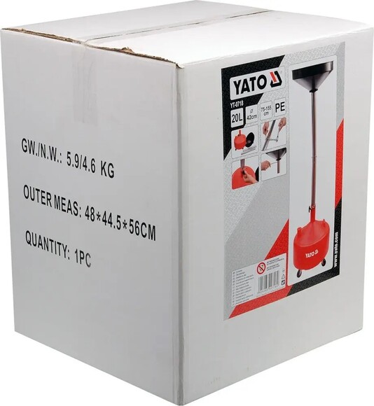 Устройство сборное для слива масла YATO (YT-0718) изображение 4