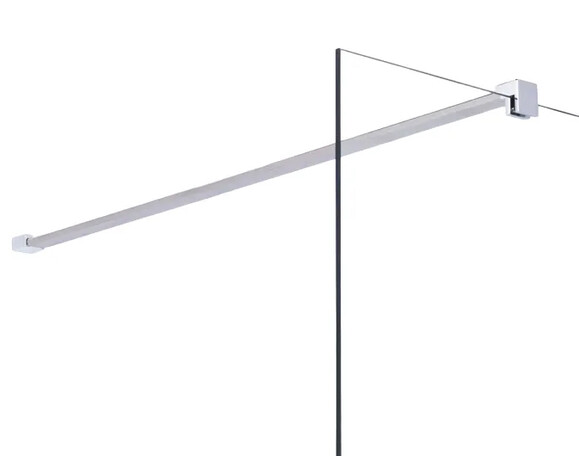 Держатель стекла VOLLE Walk-In (D) с креплениями длиной 1000 мм (18-05D-100) изображение 2