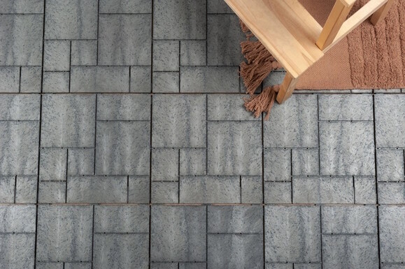 Декоративне покриття для підлоги MultyHome Mosaic, рифлене, 30х30 см, світло-сіре, 6 шт. в уп. (5903104911676) фото 6