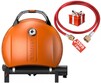 Портативный переносной газовый гриль O-GRILL 900, оранжевый + шланг в подарок! (o-grill_900_orange)