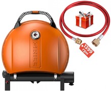 Портативний переносний газовий гриль O-GRILL 900, помаранчевий + шланг у подарунок! (o-grill_900_orange)