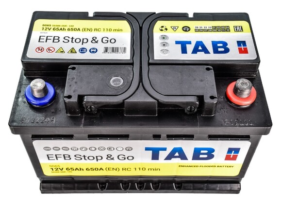 Аккумулятор TAB 6 CT-65-R Magic Stop & Go EFB (212065) изображение 2