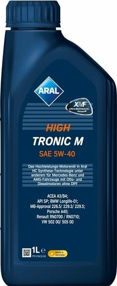 Моторное масло Aral High Tronic M, 5W-40, 1 л (15F48C)