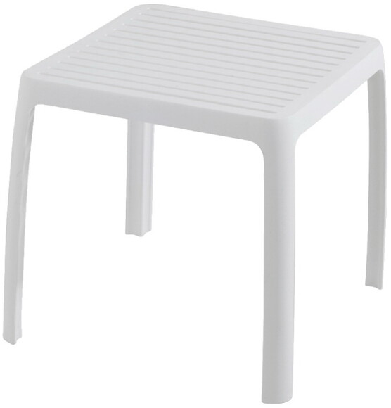 Стол для шезлонга Papatya Wave, белый (00-00004345)