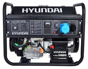Бензиновий генератор Hyundai HHY 9010 FE фото 2
